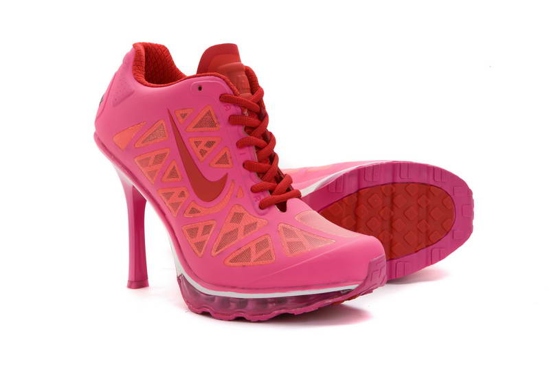 Nike Air Femmes D Amortissement Talons Bottes Roses